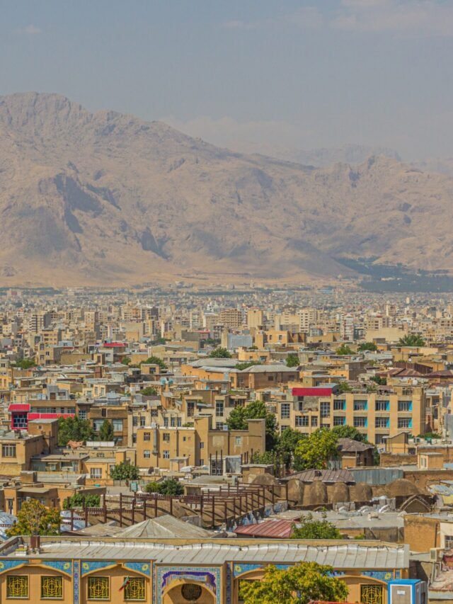 Skyline,View,Of,Kermanshah,,Iran